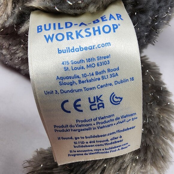 Build-A-Bear Violet The Wolf 25th Birthday Plush Toy Sparkle Fur Limited Edition - Picture 7 of 7